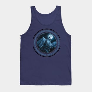 Howling Wolf Full Moon Tank Top